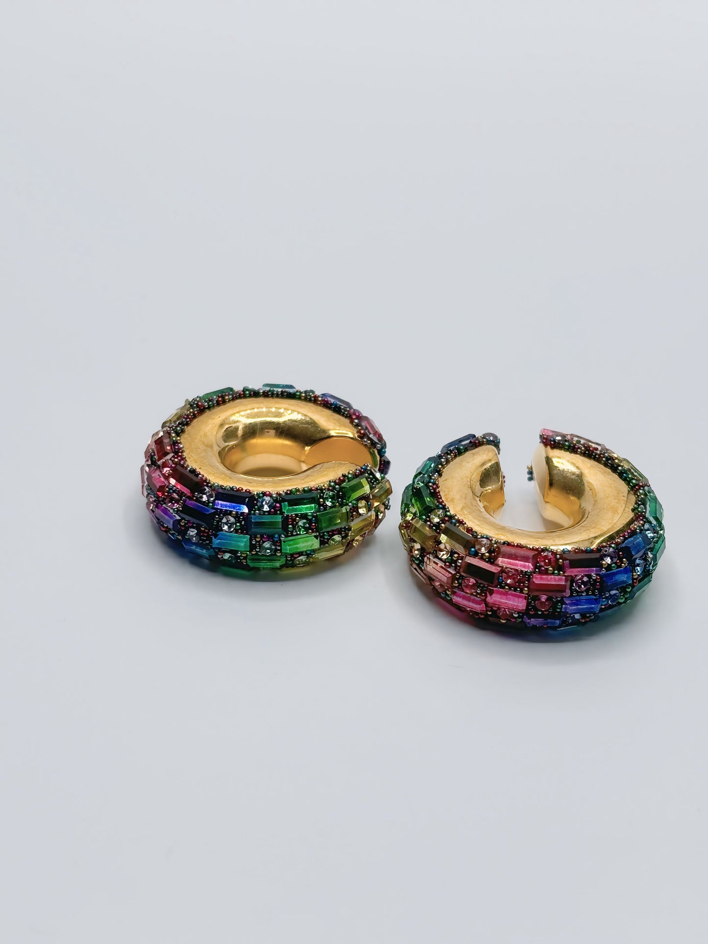 Ear Cuff Cristales de Colores